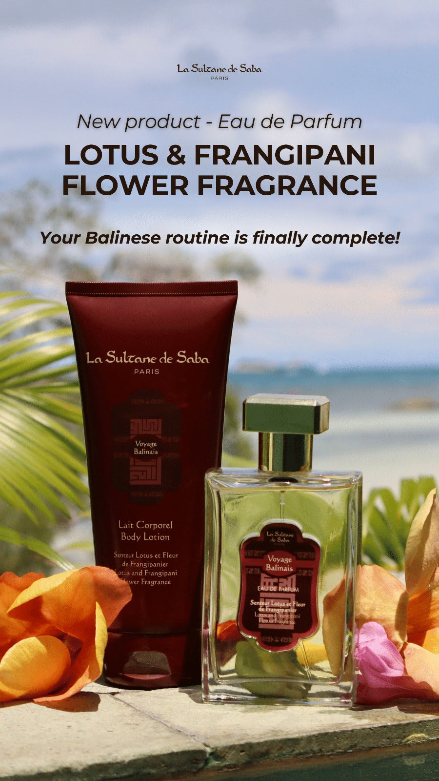 La Sultane De Saba Bali Lotus Frangipani Body Lotion