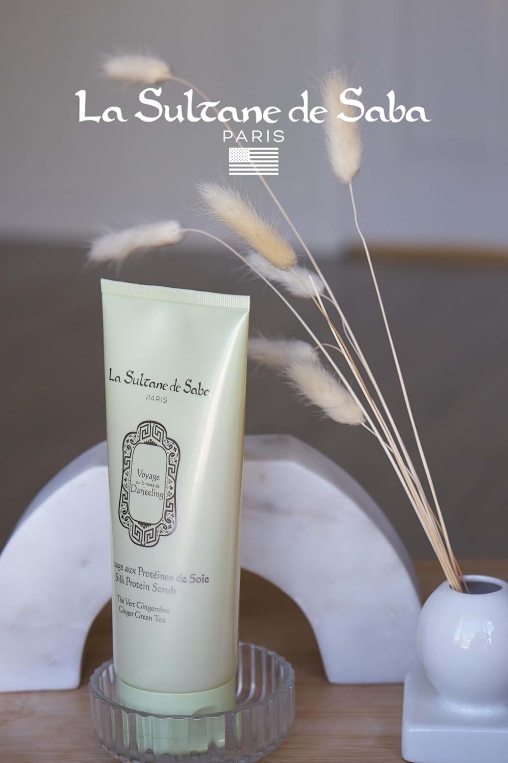 La Sultane De Saba Darjeeling Green Tea Silk Protein Scrub