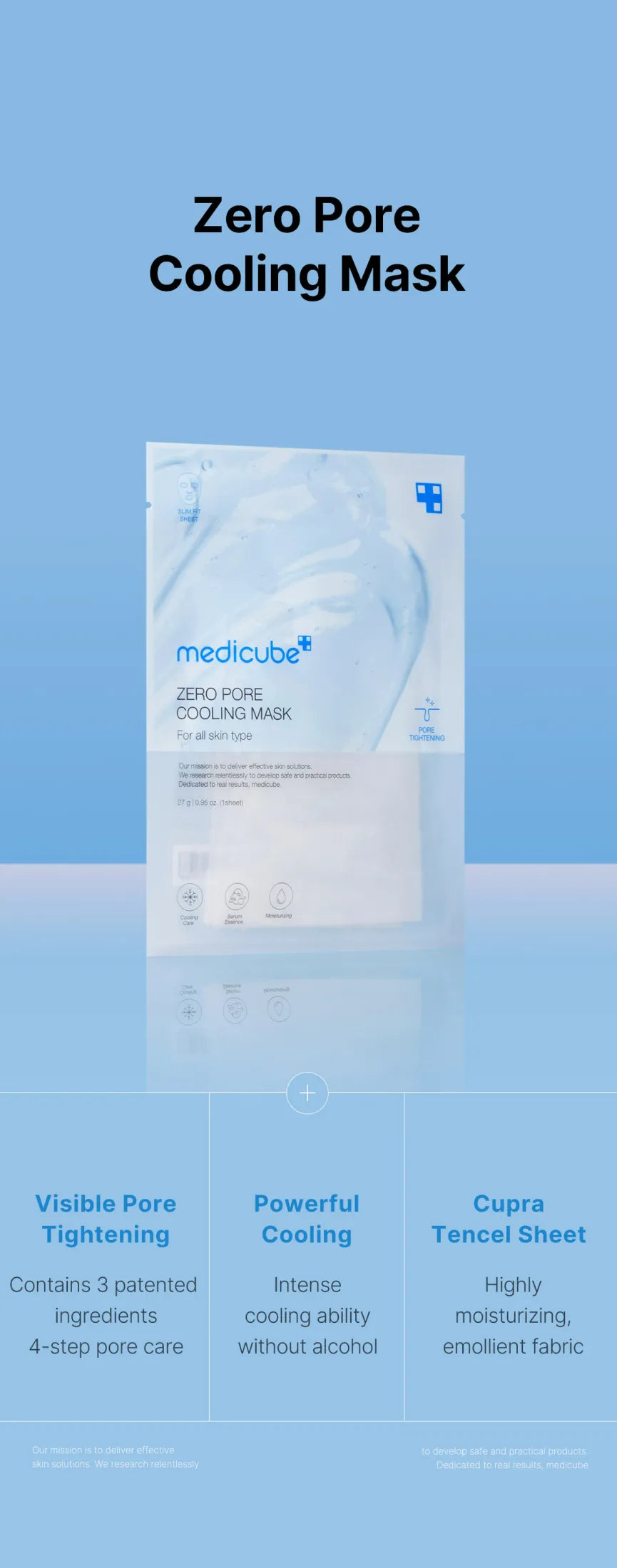 Medicube Zero Pore Cooling Mask