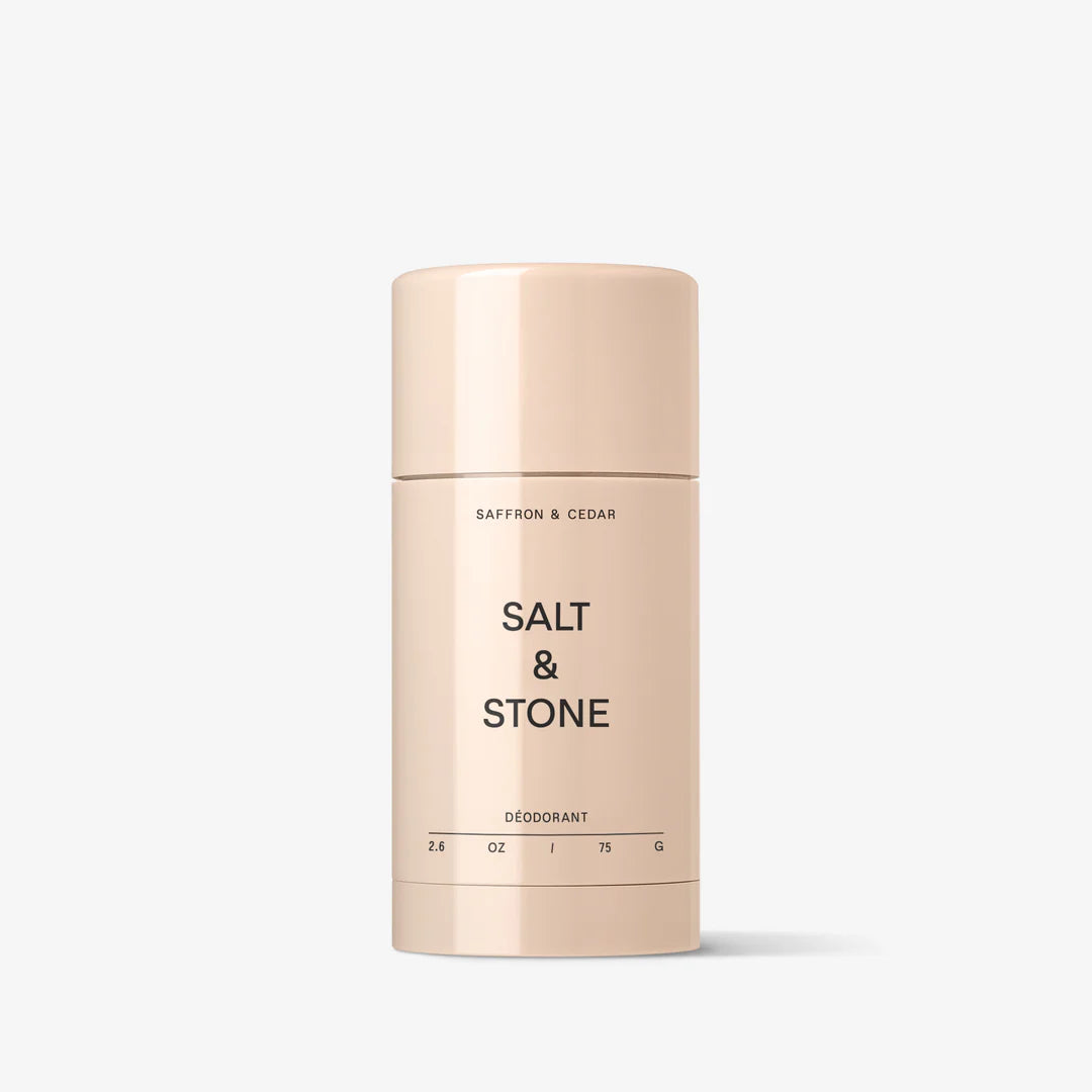 Salt & Stone Natural Deodorant Gel - Saffron & Cedar