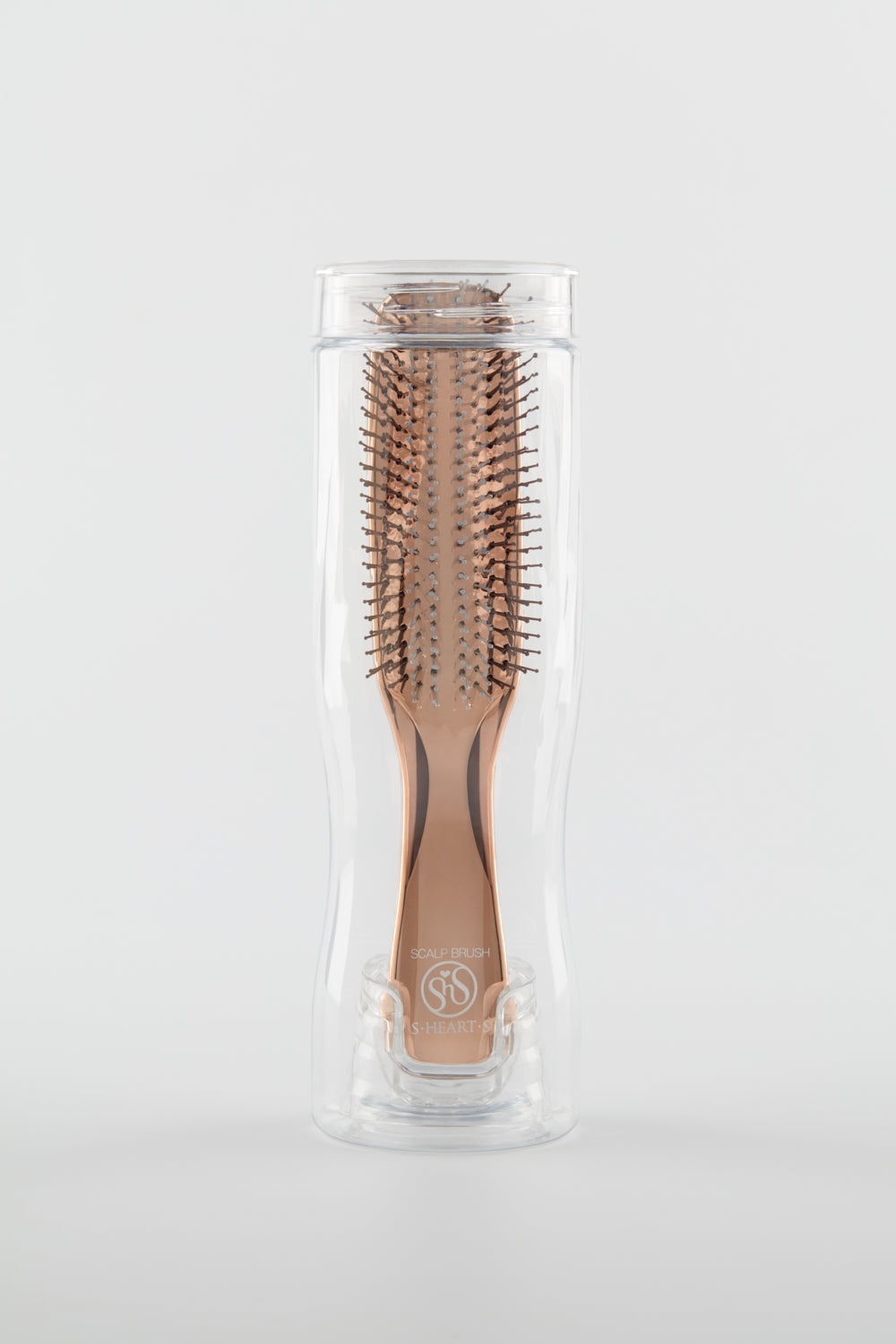 S-HEART-S Scalp Brush Premium Box Long Gold
