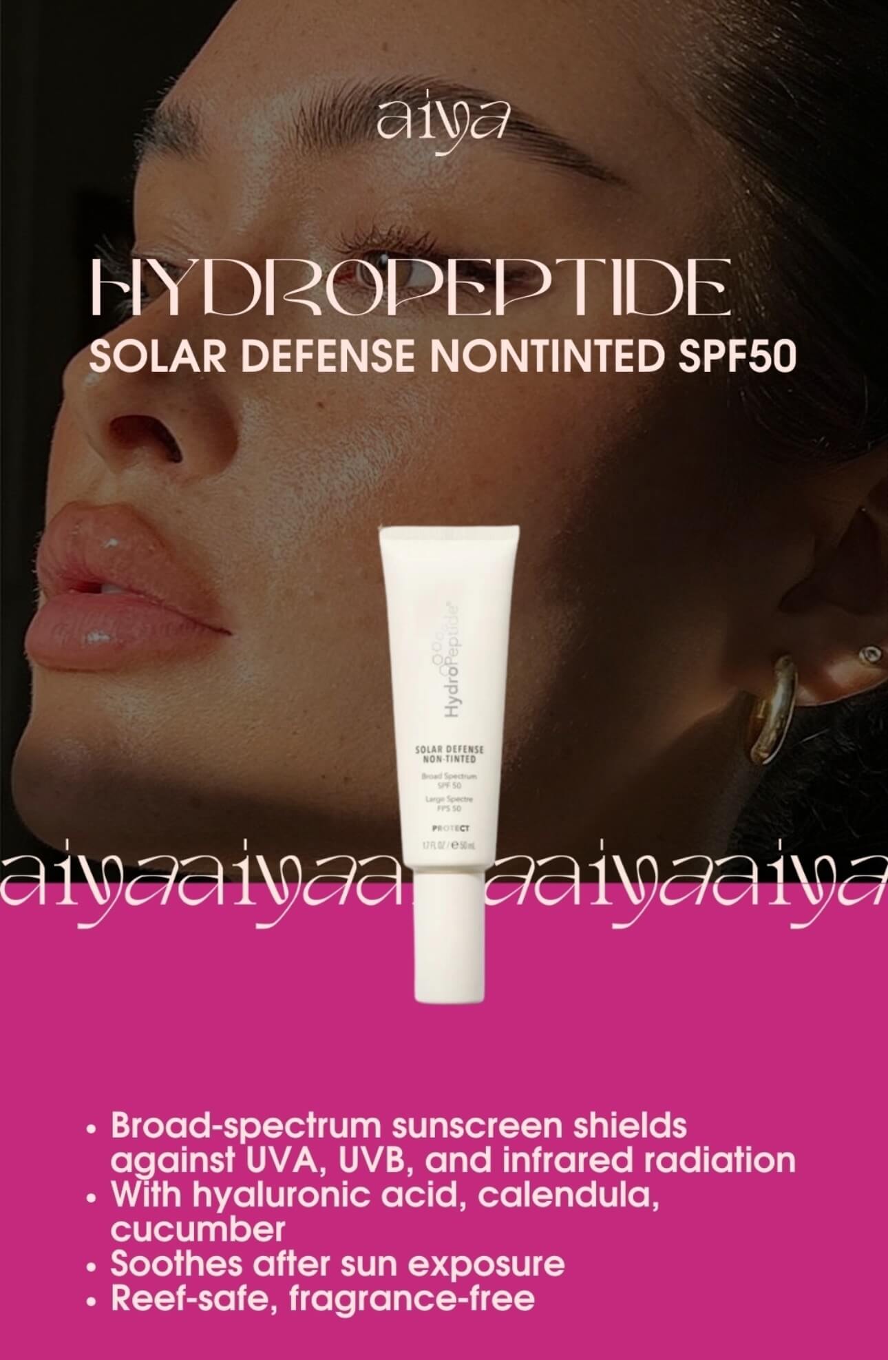 Hydropeptide Solar Defense Nontinted SPF50