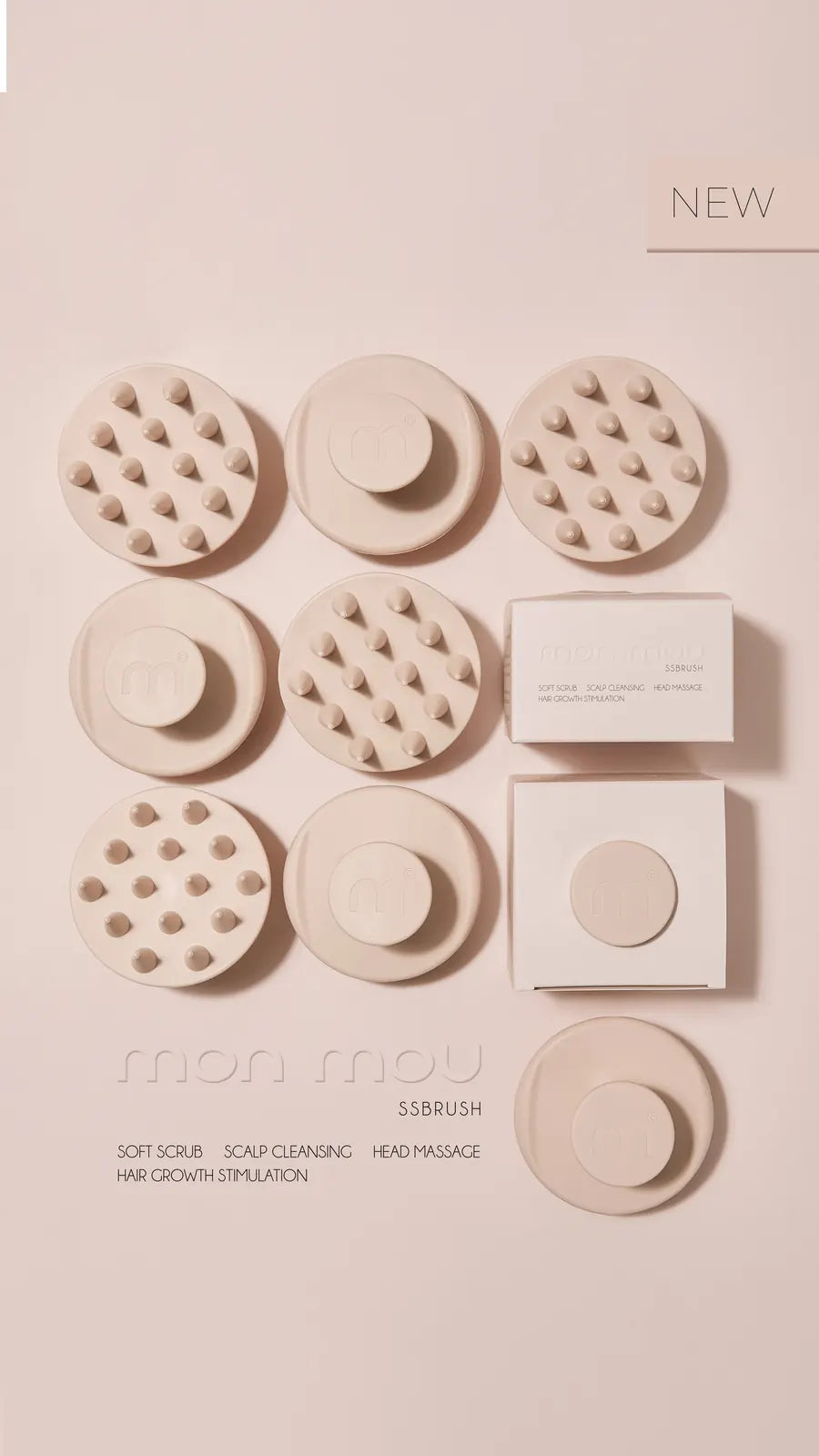 MON MOU Soft Scrub Brush