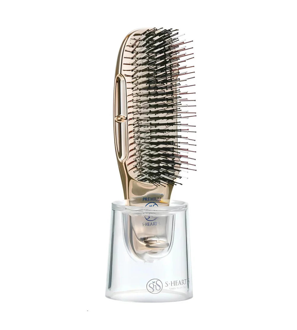 S-HEART-S Scalp Brush World Premium Short Gold