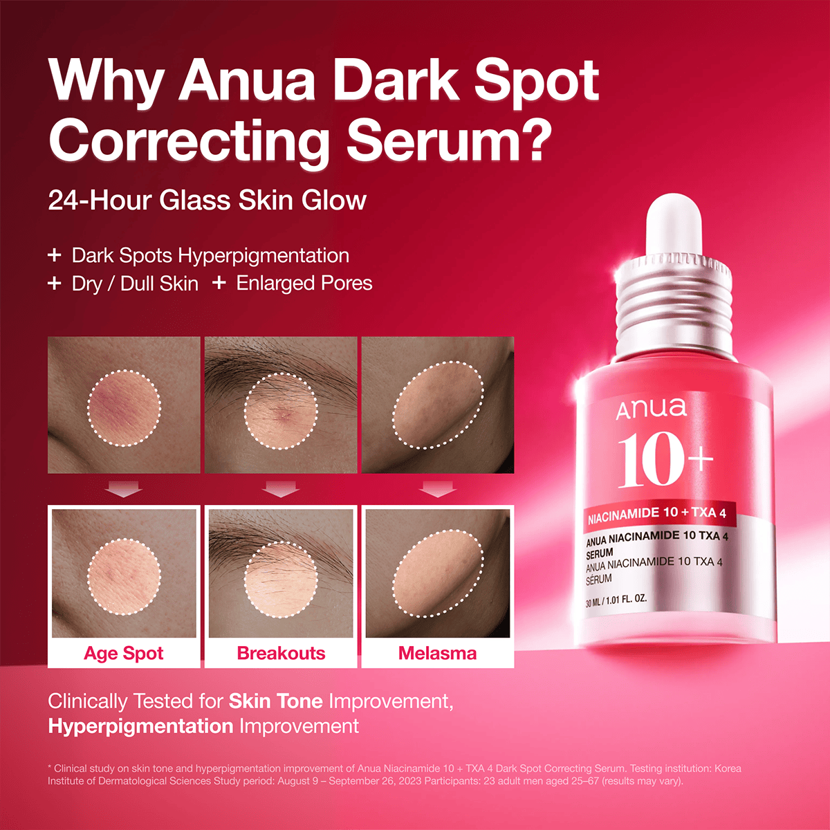 Anua Niacinamide 10% + TXA 4% Dark Spot Correcting Serum