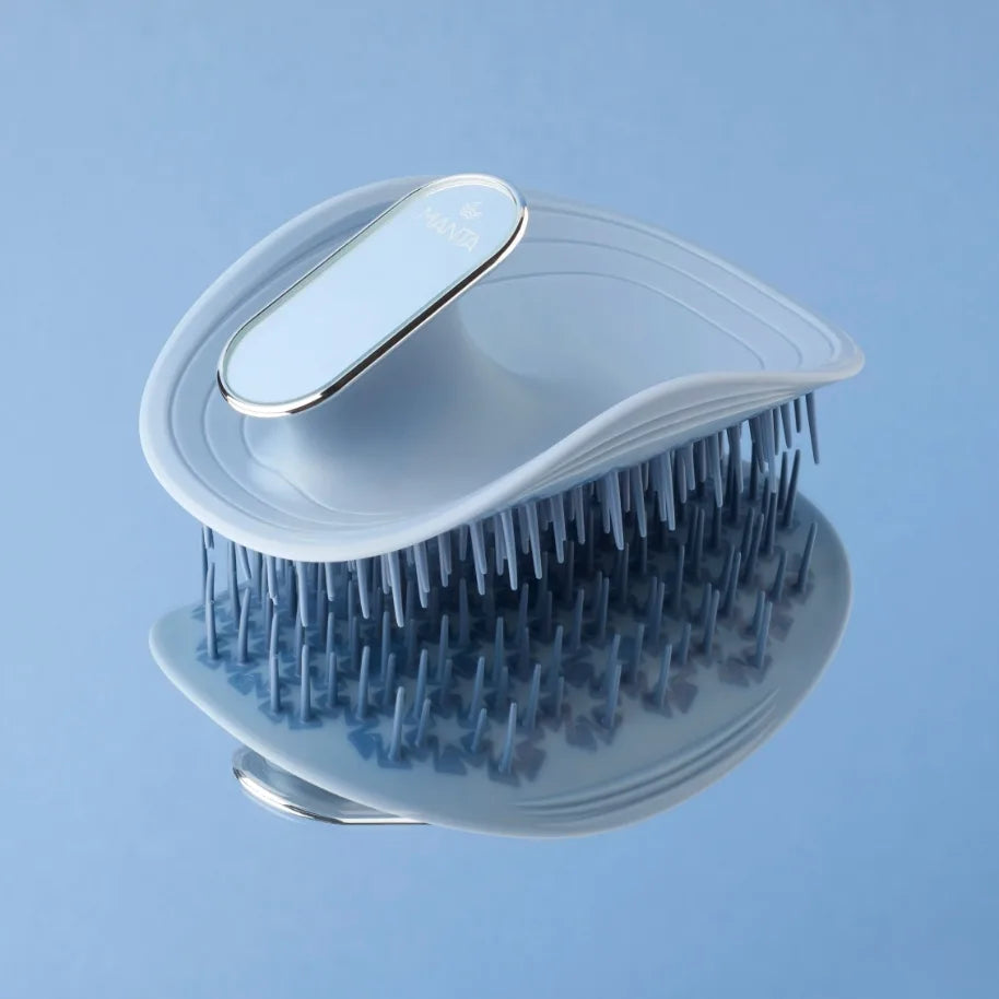 Manta Healthy Hair Brush - Mirror Blue
