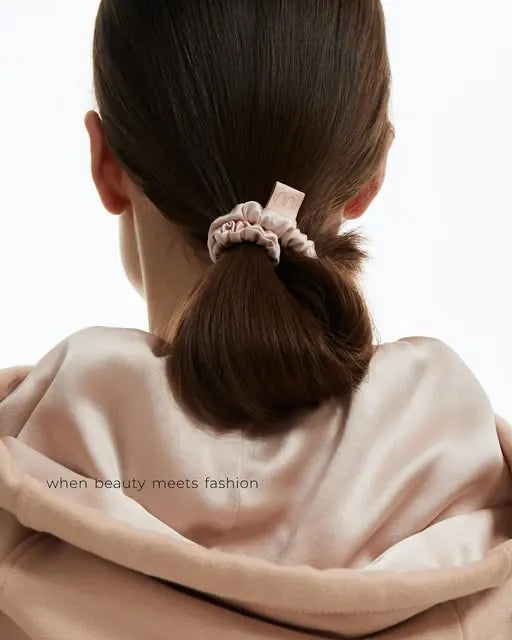MON MOU Silk Slim Scrunchies Set