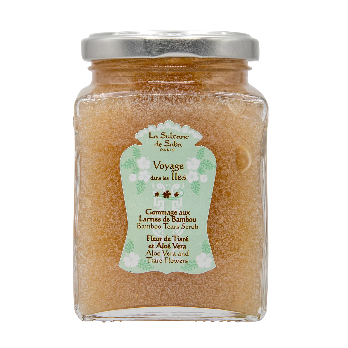 La Sultane De Saba Islands Aloe Vera Tiare Bambou Tears Scrub